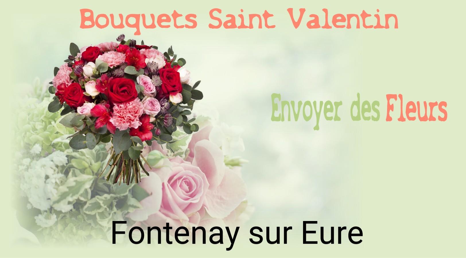 Roses de Saint-Valentin livrées à Fontenay-sur-Eure